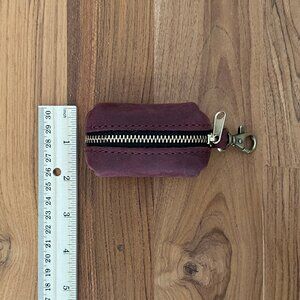 Portland Leather Goods Dopp Keychain - Merlot